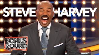 Funniest Steve Harvey Questions amp Answers On Family Feud  Bonus Round [upl. by Harrie]