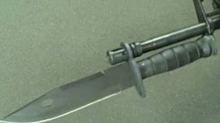 Full Review of the Ontario M9 Bayonet as a knife and bayonet What do you think of these [upl. by Itsa]