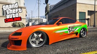 GTA 5  JESTER CLASSIC Customization Fast amp Furious TOYOTA SUPRA BUILD [upl. by Ybrad]