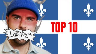 Top 10 Quebecois Curses French Canadian [upl. by Yllim]