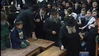 Raw Footage  The Lubavitcher Rebbe on the Fourth Yahrzeit of Rebbetzin Chaya Mushka [upl. by Cirdes]