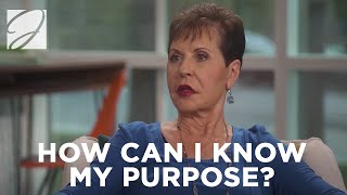 How Can I Know My Purpose  Joyce Meyer [upl. by Laamak]