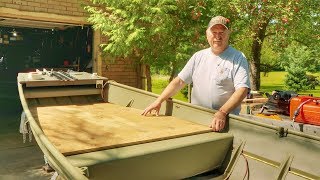 How to Build a Custom Jon Boat Casting Deck [upl. by Adest]