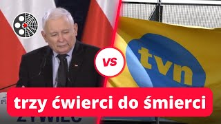 Jarosław Kaczyński o TVN [upl. by Ahtanaram]