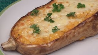 Baked Cheesy Butternut Squash Recipe [upl. by Nuyh]