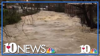 Flash flooding strikes East Tennessee [upl. by Polivy]