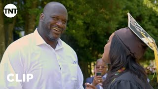 Shaq Life Shaq Attends His Daughters Graduation CLIP  TNT [upl. by Ardnuhsed]