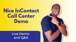 NICE inContact Demo  Virtual Call Center VOIP Contact Center Software [upl. by Aliuqet402]