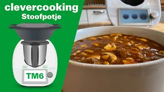 Stoofpotje van varkenswangetjes  Thermomix TM6 recept [upl. by Anecusa683]