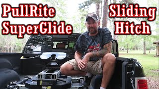 Pullrite Superglide Fifth Wheel Hitch How it works [upl. by Vinni]