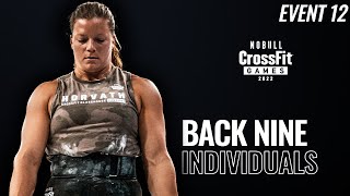 Event 12 Back Nine—2022 NOBULL CrossFit Games [upl. by Ezequiel922]