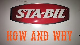 How and Why to use STABIL Fuel Stabilizer Storage [upl. by Dnanidref]