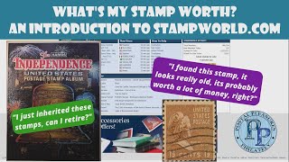 What are my stamps worth  An Introduction To Stampworldcom A Free Online Stamp Price Catalog [upl. by Fons255]