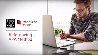 APA Referencing Guide  How To Reference  Swinburne Online [upl. by Acsot]