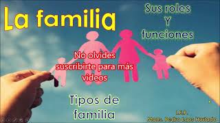 LA FAMILIA sus funciones roles y tipos [upl. by Gaddi]