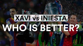 Xavi VS Iniesta  Who Is Better [upl. by Mateya184]