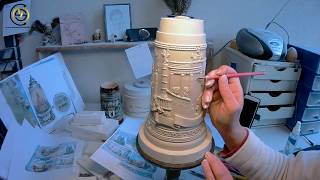 Beer stein – From Scratch – How it’s made – authentic German [upl. by Ahsineg]