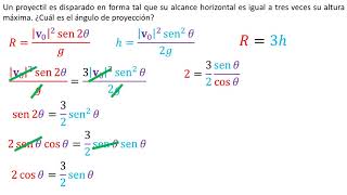 Física  Movimiento de proyectiles  Ejemplo 5 [upl. by Asiret]