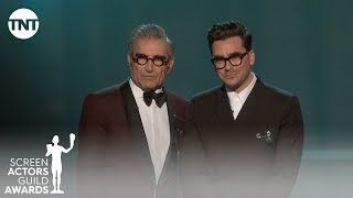 Eugene and Dan Levy Opening Monologue  26th Annual SAG Awards  TNT [upl. by Jamilla]