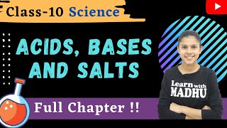 Acids Bases and Salts Class 10 Science Chemistry CBSE NCERT [upl. by Oria414]