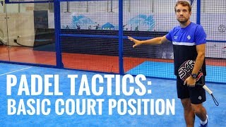 Padel Tactics Basic Court Position [upl. by Groveman152]