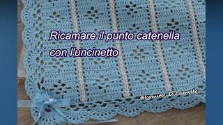 Ricamare con luncinetto [upl. by Buckley]