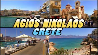 AGIOS NIKOLAOS  Crete Greece 4k [upl. by Andras925]