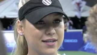 Anna Kournikova World TeamTennis Interview [upl. by Atsyrc]