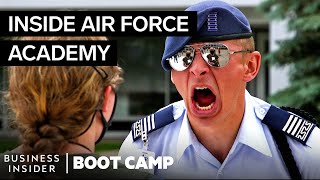 What New Air Force Cadets Go Through On Day One At The Academy  Boot Camp [upl. by Mabel]