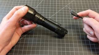 How to Charge a Tactical Flashlight [upl. by Mano23]