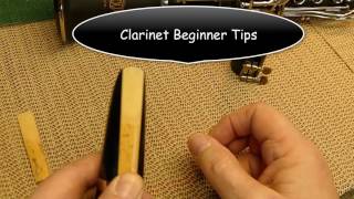 Beginner Clarinet tips Mouthpiece amp Reed Assembly [upl. by Tenney]