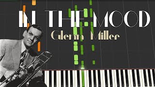 Glenn Miller  IN THE MOOD Piano Tutorial [upl. by Tankoos]