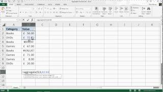 Learn the AGGREGATE Function in Excel [upl. by Rieth]