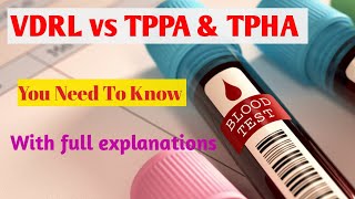 VDRL Test Vs TPPA amp TPHA in EnglishDifference between VDRL and TPPA and TPHASTAR LABORATORY [upl. by Iidnarb]