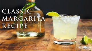 Classic Margarita Recipe  Easy Tequila Cocktails  Patrón Tequila [upl. by Akcire]