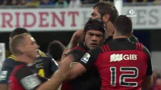 ROUND 12 HIGHLIGHTS Highlanders v Crusaders [upl. by Lytsirhc773]