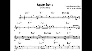 Paul Desmond Solo Transcription on Autumn Leaves alto saxophone [upl. by Ennaitsirhc662]