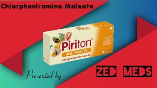 Chlorpheniramine Maleate 4mg AllerChlor What is Chlorpheniramine Uses Dose amp Side Effects [upl. by Rem727]