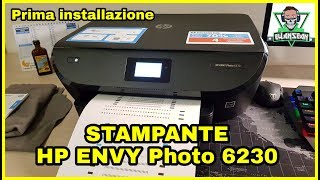 Come installare stampante HP ENVY Photo 6230 [upl. by Bride120]