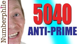 5040 and other AntiPrime Numbers  Numberphile [upl. by Aerdnas]