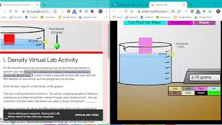 Density Virtual Lab Activity  PBS Learning Media [upl. by Odnamla]