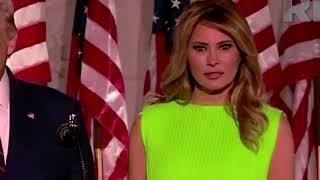 When Melania met Ivanka onstage at the RNC [upl. by Fortunna524]