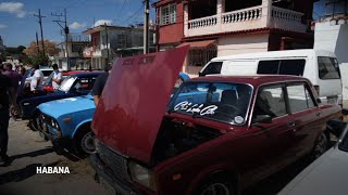 Club de el popular auto Lada en Cuba [upl. by Art]