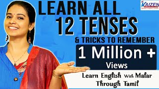 Learn all 12 tenses in 30 minutes through Tamil  Speak English by Using Tenses [upl. by Nogam]