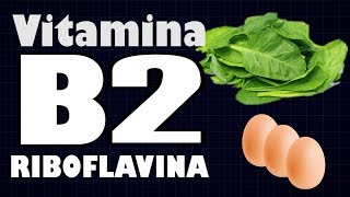 VITAMINA B2 Riboflavina  Funciones y Fuentes de Alimento [upl. by Kirven]