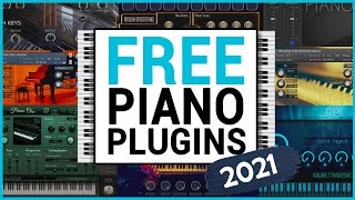 The 6 Best FREE Piano VST Plugins Every Producer NEEDS in 2021 [upl. by Emmalyn]