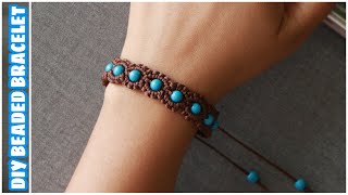 DIY BEADED BRACELET IDEAS 💎 HOW TO MAKE BRACELET AT HOME 💎  CREATIONampYOU [upl. by Mikel]