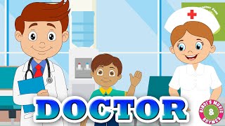 Doctor Song  National Doctor’s Day  Community Helpers  Kids Rhymes  Bindis Music amp Rhymes [upl. by Melvena]