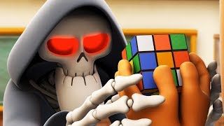 Spookiz  Solve the Puzzle  Rubiks Cube  스푸키즈  Funny Cartoon  Kids Cartoons  Videos for Kids [upl. by Aekahs847]