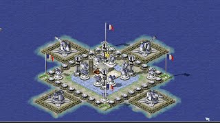 Red alert 2  Extra hard  7 vs 1  France  soviet  yuri [upl. by Dwinnell]